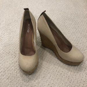 Aldo Canvas Espadrille Platform